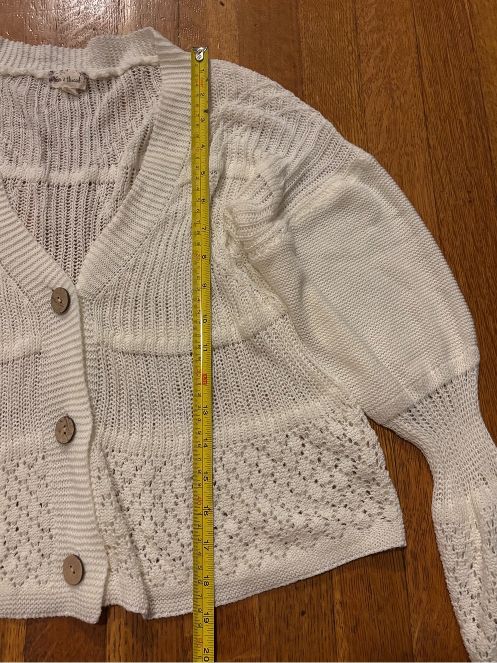 Hem & Thread Knit Cardigan - Picture 4 of 6